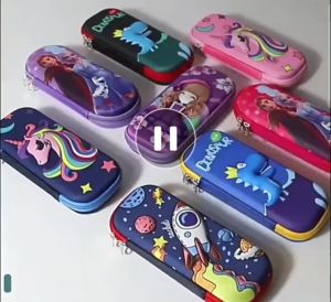 KOTAK PENSIL 3D TEMPAT PENSIL ANAK SEKOLAH TK SD 3D BAHAN EVA