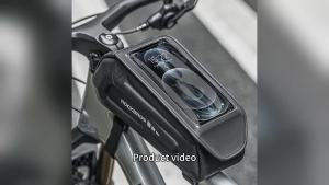 RockBros | Túi Xe Đạp Chống Nước ROCKBROS 1.2L-1.7L Vỏ Cứng Gắn Khung Trước Đựng Dụng Cụ Có Giá Đỡ Điện Thoại Dùng Cho Xe Tay Ga Xe Điện