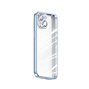 Ultra-Thin Transparent Protective Case for Apple iPhone 15 16 pro Max 14 plus 13 pro Full Lens Coverage Anti-Fall True Yellow