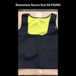 SellinCost Hot Sauna Shirt Sweat Exercise Shirt Women Sauna Suit Body Shaper Singlet Sleeveless Women Neoprene Sweat Non Toxin Waist Weight Loss Slimming Shirt Body Shaper with Sauna Suit Baju Sauna Fitness Baju Sauna Perempuan FS350