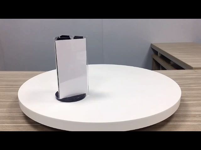 Acrylic Desktop Menu Holder 360 Degree Rotating Menu Display Stand ...
