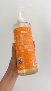 Natureal Organic Thai Mango Tropical Refreshing Shower Gel (3x500ML ) with Essential Oil for Aromatherapy