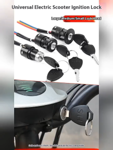 S/M/L Ebike Key Lock Electric Vehicle Ignition Switch