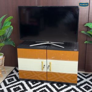 Meja TV Minimalis Rak TV Minimalis Nandos Ebony Rak TV Premium Serbaguna Meja