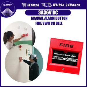 Fire Alarm Switch Break Glass Manual Call Safety Emergency Exit Push Button for warehouses museums libraries office buildings