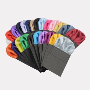 Mens plug-in pocket towel business accessory Pocket Towel Square Scarf Chest Towel for Wedding Custom Logo