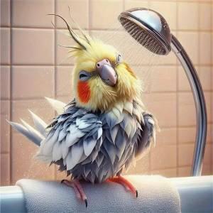 Bộ Tranh Kim Cương Huacan 2025 Bird Shower Diện Tích Dán Đầy Đủ Hình Vuông & Tròn Chất Liệu Nhựa Chủ Đề Động Vật Thủ Công Mỹ Nghệ Quà Tặng Tự Làm