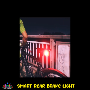 Lampu Belakang Basikal Pintar Meroca WR25 Smart Rear Brake Light Bicycle Rear Light Waterproof Bicycle Light Bike