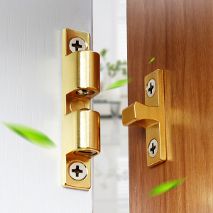 Chốt giữ cánh tủ đồng chốt bi cài cánh tủ40mm50mm 60mm 70mm Điều chỉnh được lực giữ tủ ALLIN