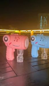 COD ปืนเป่าฟอง 4 สี ไดโนเสาร์ เป่าฟองอัตโนมัติ ปืนยิงฟองสบู่ เป่าฟองเยอะมาก