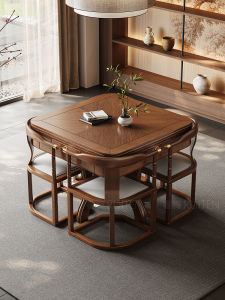 Ruiteng | Fully Automatic New Chinese Style Retractable Mahjong Dining Table