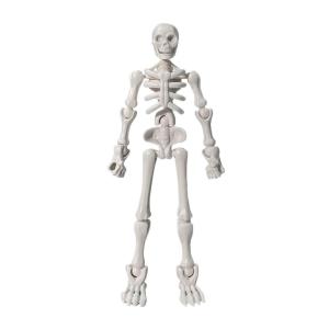 DIY Skeleton Figurines Plastic Posable Mini Skeletons with Movable Joints DIY Craft Halloween Party Haunted House Decor