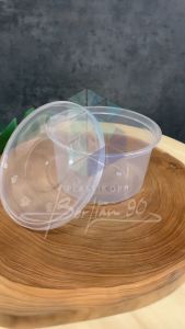 Thinwall Bowl 450ml + Tutup / Mangkok Plastik 450 ml . Thinwall Mangkok . Thinwall Bowl isi 25