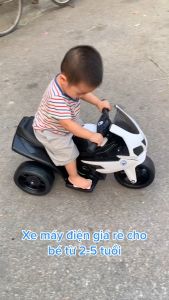 Xe máy điện trẻ em cao cấp 5388 có nhạc và đèn led cho bé từ 1.5 - 4 tuổi.Bảo hành 12 tháng