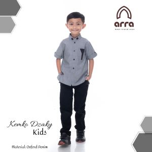 Baju Kurta Pakistan Anak Laki Laki Simple Desain Polos Koko Kemko Dzaky Kids Green