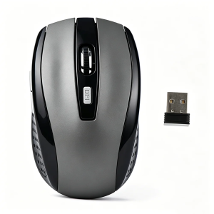 Kebidumei | KEBIDUMEI 2.4G Wireless Mouse 6 Buttons Ergonomic Mice Office Optical Mouse 3 Levels DPI Adjustable for MacBook Laptop PC Mice