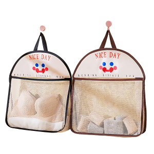 Breathable Smiley Face Mesh Bag for Wardrobe Storage C124