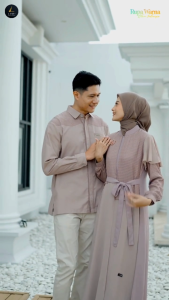 Baju Bumantara Family Coksu Mocca Sarimbit Terbaru 2026 Gamis Koko Anak by lubi