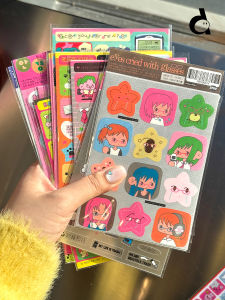 Duye Monanbear Original Illustration Stickers Album Scrapbooking Vintage Korean Style Creative Stationery Paper Products