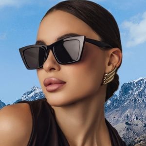 Retro Cat Eye Sunglasses UV400 Protection Sun Glasses Shade for Women