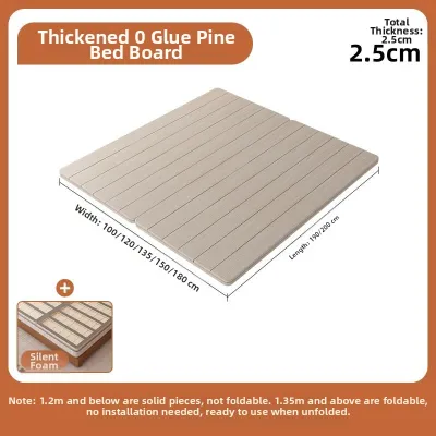 Solid Pine Foldable Slatted Bed Base