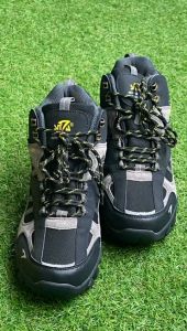 Sepatu Gunung Wanita Snta 611 Hitam Abu-Abu Trekking/Hiking/Outdoor