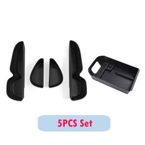 For Toyota RAV4 2025 2024 2023 TPE Door Organizer Tray & ABS Center Console Tray Armrest Insert Container Rav4 Accessories