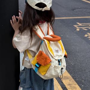 Ultra-Lightweight Dual-Shoulder Backpack Trendy Color Collision Kindergarten Girls Backpack Primary School Boys Backpack