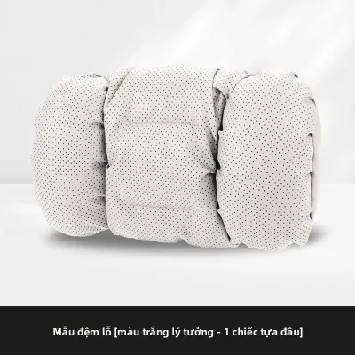 Gối Tựa Cổ Ô Tô Bằng Da Nappa Mềm Mại Đệm Thắt Lưng Thiết Kế Đục Lỗ Gối Thắt Lưng Có Thể Điều Chỉnh Phụ Kiện Ô Tô
