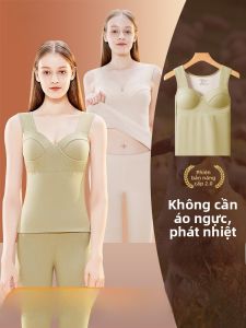 Áo giữ nhiệt nữ MiiOW lông cừu có đệm ngực