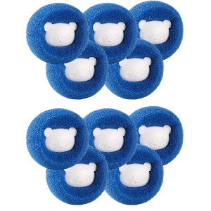 PET Hair Remover Reusable Ball ขนสัตว์สติกเกอร์ Cat Hair Remover สัตว์เลี้ยง FUR Lint Catcher เครื่องมือทําความสะอาดซักรีดเครื่องซักผ้ากรอง