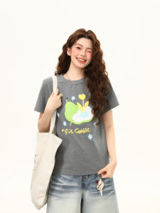 WILDAZI | Stylish Slim-fitting Stretchy Retro American Apple T-shirt