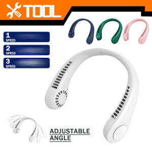Hanging Neck Fan Bladeless Fan Usb Rechargeable Mini Portable Fan Leafless Air Cooler Fan Operated 3 Speeds