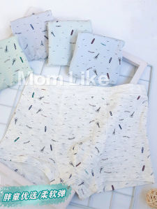 Large Size Modal Briefs Flat Angle Underwear for Big Kids Summer Thin Model Boys Shorts Comfortable Breathable Antibacterial