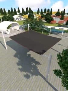 Sun Shade Net for Outdoor Resistant Mesh Tarp with Grommets Outdoor Sun Shades - Trendsetter Marketing