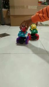 TUMBLING BESAR | Mainan Anak Mobil Inersia ST3 123 Mobil Model Carton Tank Bermesin Friction Murah Terbaru