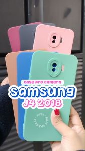 Soft Case SAMSUNG J4 2018: Casing Kesing Silicon & Karet Pelindung HP Handphone Pro Cam Cover Sopkes Sofkes Sofcase Slikon