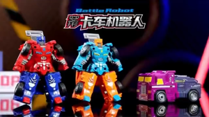 Transforming Car Toy Baby Truck Mecha Robot Action Figure Model Toys Mainan Anak Mobil
