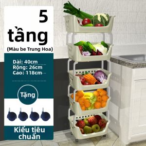 Nhà Bếp Phòng Khách Nhiều Lớp Hoa Quả Giỏ Chứa Đồ Đứng Nhà Phòng Ngủ Ăn Nhẹ Đồ Chơi Kệ Sắp Xếp Lắp Đặt-miễn Phí