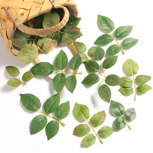 ใบเทียม Yu Jia Li สําหรับตกแต่งบ้าน DIY สไตล์ Rustic ตะกร้าแขวนผนังดอกไม้แห้งพวงหรีด