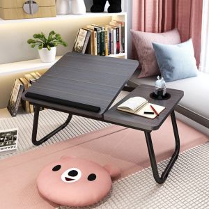 Foldable laptop desk bed top desk portable home office desk portable laptop sofa desk adjustable