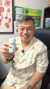 1 Bottle - Genesis Organic Spirulina 150 Tablets Immune Booster Antioxidant Energy 100% Natural Vegan Adults & Seniors