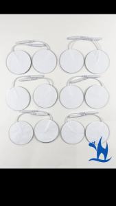 YINHANG | 5cm Circular Electrode Pads with Tail for Electric Digital Muscle Massager Adhesive Relaxation Stickers for Stimulator