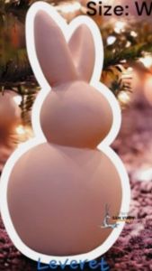 Tượng Gốm Trang Trí Hình Chú Thỏ Con