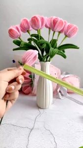 CODMALL 100Pcs/30Cm Kawat Bulu Mercy Pastel Kawat Bulu Mainan Anak Craft Diy Kerajinan Tangan Pipe Cleaner R1170