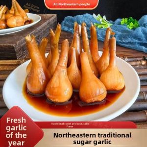 Fresh Salty Garlic in Soy Sauce Side Dish