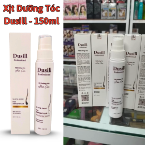 Xịt dưỡng tóc Dusill 150ml Hair Care giúp dưỡng ẩm và giảm khô xơ.