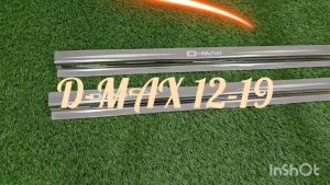 ชายบันได กันรอยประตู สแตนเลส ปั๊มนูน 2ข้าง รุ่น open cab อีซูซุ ดีแม็ก D-MAX DMAX 2012 2013 2014 2015 2016 2017 2018 2019 ใส่ร่วมกันได้ทุกปี AC