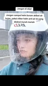 Stiker Helm Anti Air Anti Embun Anti Fog Anti Kabut Stiker Kaca Helm Anti Air Anti Embun Anti Kabut