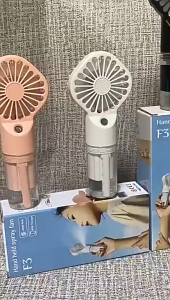 MicroPowerTech F4 Neck Hanging Spray Fan Rechargeable USB-Type C Handheld Convenient Silent Desktop Mini Fan